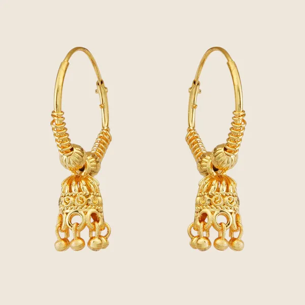 Gold_Plated_South_Indian_Traditional_Fashion_Earring_Jhumka_For_Women