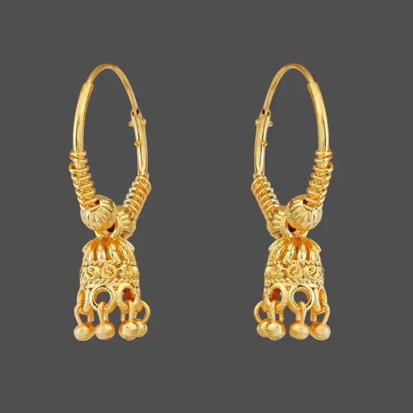 Gold_Plated_South_Indian_Traditional_Fashion_Earring_Jhumka_For_Women