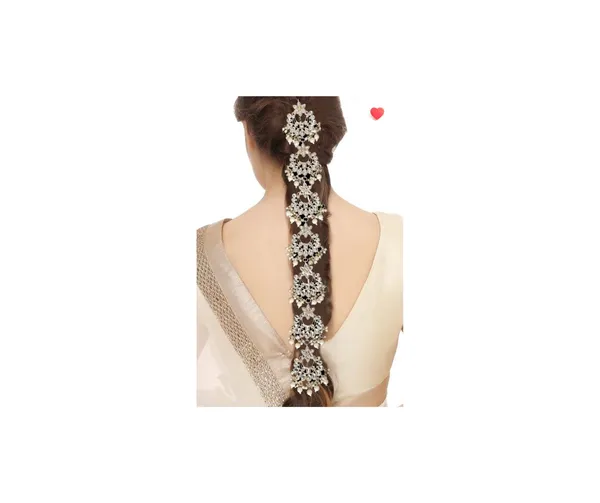 Gold_Plated_Handcrafted_Pearl_and_Kundan_Studded_Wedding_Hair_Braid_Choti_For_Women