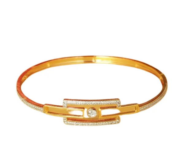 Geometric_Gleam"_Bangle_Contemporary_Design_For_Women_/_Girls