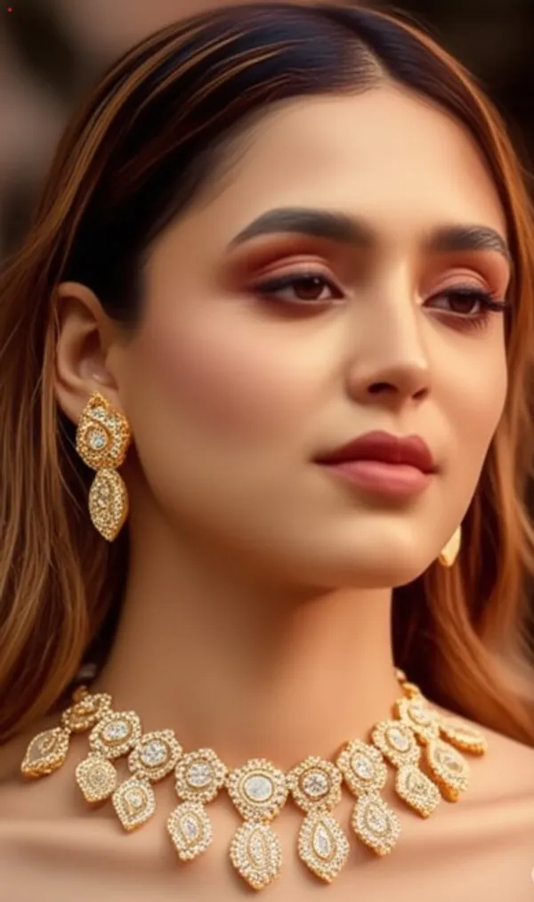 Dazzling_Gold-Tone_Teardrop_Necklace_and_Earrings_Set_with_Sparkling_Accents