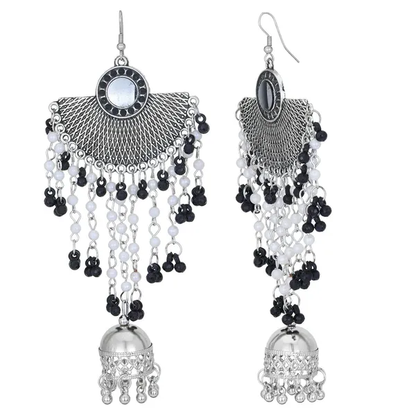 Silver_&_Black_Indian_Bollywood_Gold_Plated_Bridal_Wedding_Pearls_Fashion_Earring_Jhumka_For_Women
