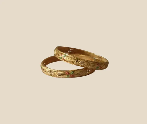 Elegant_Gold-Plated_Bangle_Set_with_Intricate_Detailing