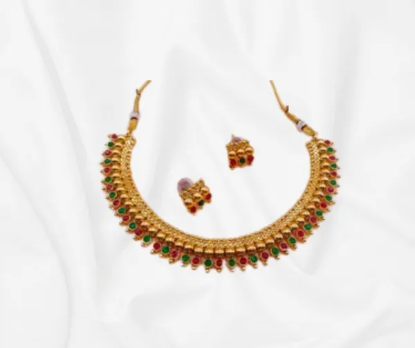 Classic_Gold_Plated_Necklace_&_Earring_Set_for_Women
