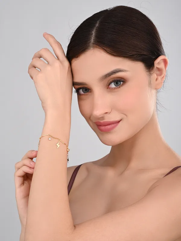 Dainty_Gold_Lightning_Bolt_Charm_Bracelet_with_Sparkling_Accents