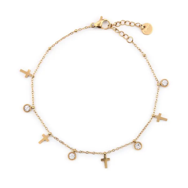 Delicate_Gold_Cross_and_Crystal_Charm_Bracelet