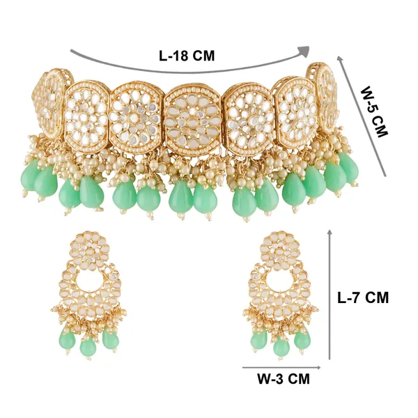 Designer_Ethnic_Gold_Plated_&_Mint_Stone_Jewelry_Set_for_Women