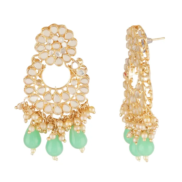 Designer_Ethnic_Gold_Plated_&_Mint_Stone_Jewelry_Set_for_Women