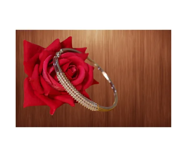 Diamond_Studded_Silver_Bracelet
