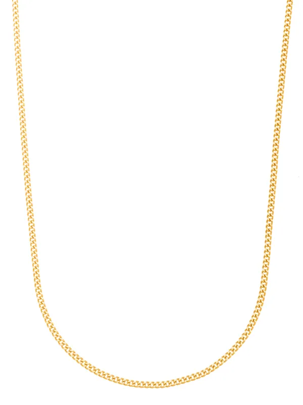 Elegant_18K_Gold_Plated_Curb_Chain_Necklace