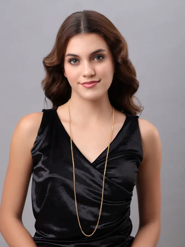 Elegant_18K_Gold_Plated_Curb_Chain_Necklace