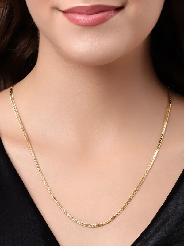 Elegant_Gold_Herringbone_Chain_Necklace_-_Classic_and_Versatile