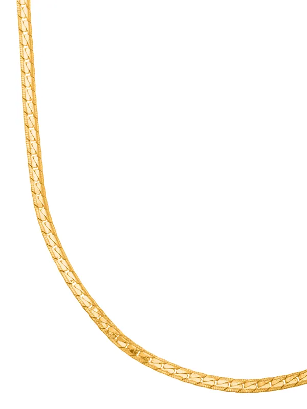 Elegant_Gold_Herringbone_Chain_Necklace_-_Classic_and_Versatile