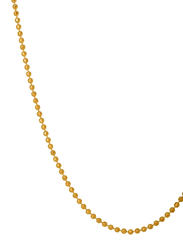 Elegant_Gold-Tone_Ball_Chain_Necklace_-_Classic_and_Versatile