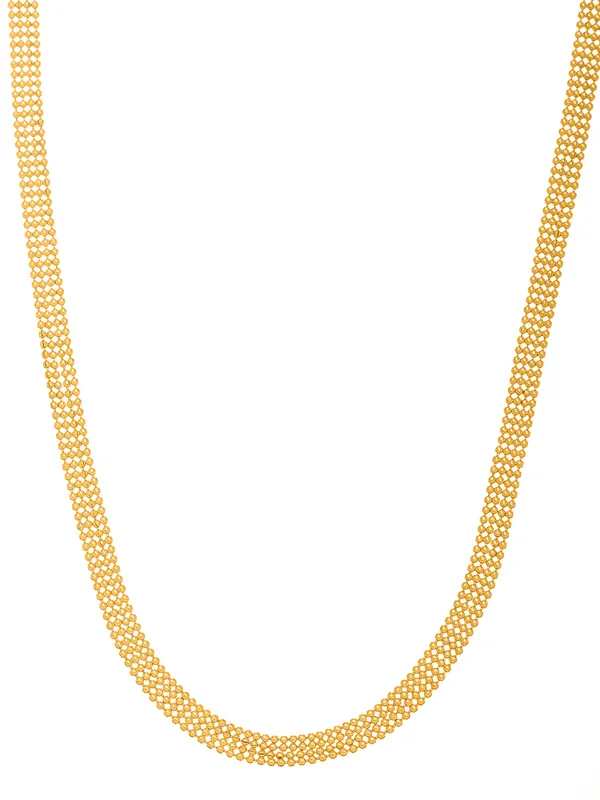 Elegant_Gold-Tone_Mesh_Chain_Necklace