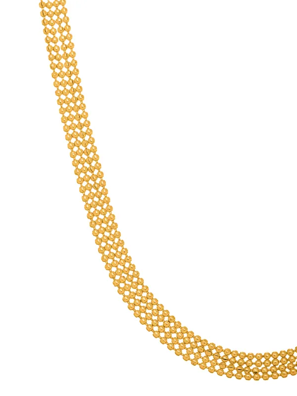 Elegant_Gold-Tone_Mesh_Chain_Necklace
