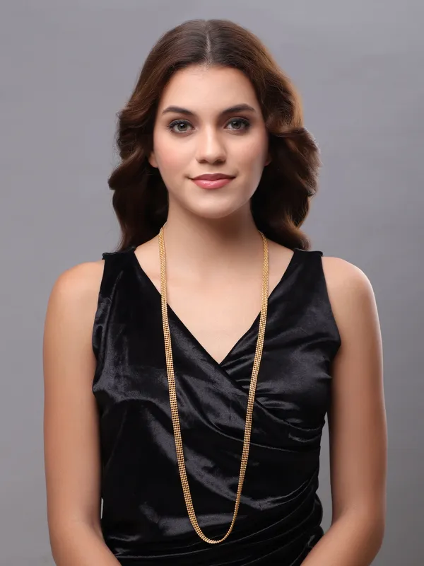 Elegant_Gold-Tone_Mesh_Chain_Necklace
