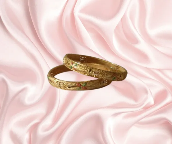 Elegant_Gold-Toned_Bangle_Set_with_Intricate_Detailing(Set_of_2)