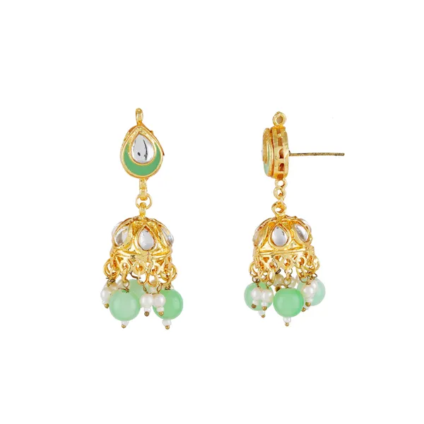 Elegant_Kundan_Choker_Necklace_Set_with_Mint_Green_Beads