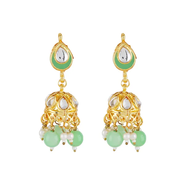 Elegant_Kundan_Choker_Necklace_Set_with_Mint_Green_Beads
