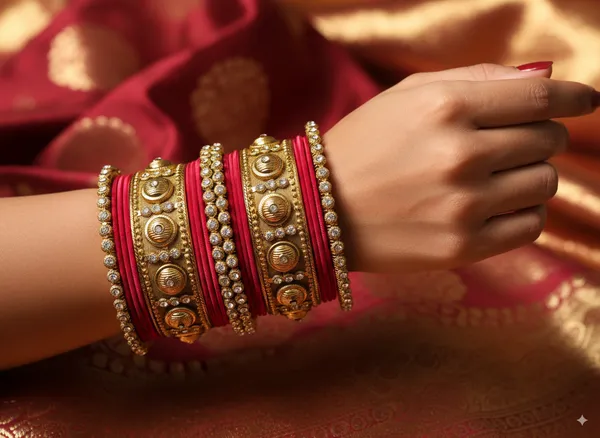 Exquisite_Ruby_Red_&_Gold_Kundan_Bangle_Set_-_Traditional_Indian_Bridal_Chura