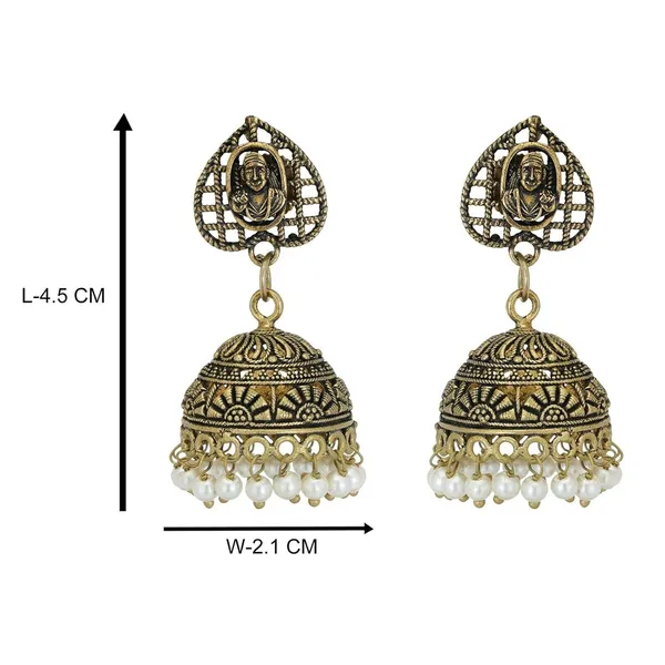 Gold_Indian_Bollywood_Oxidized_Silver_Pearls_Fashion_Jewelry_Earrings_For_Women