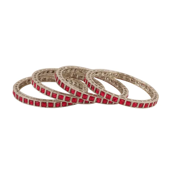 Silver_Plated_Traditional_Bangles_For_Women_(Set_Of_4)