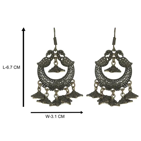 Black_Indian_Silver_Oxidized_Peacock_Fashion_Jhumka_Earrings_For_Women