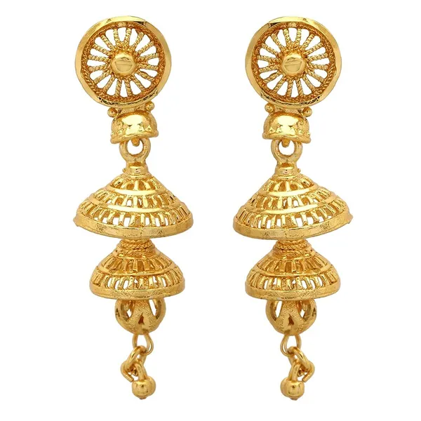 Gold_Plated_Indian_Traditional_Fashion_Earring_Jhumka_For_Women