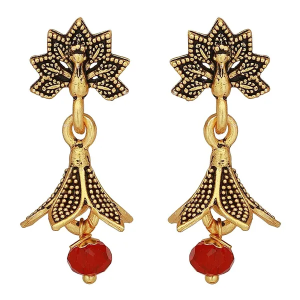 Gold_Plated_Antique_Indian_Drop_Fashion_Earring_Jhumka_For_Women