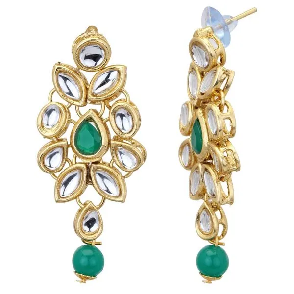 Green_Artificial_Bridal_Necklace_&_Earrings_Set_Embellished_With_Kundan_&_Pearl_For_Women