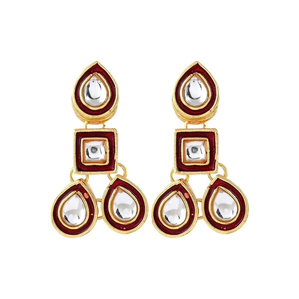 Maroon_Trendy_Design_Kundan_Jewellery_Set_For_Women