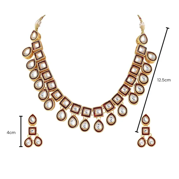 Maroon_Trendy_Design_Kundan_Jewellery_Set_For_Women