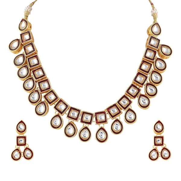 Maroon_Trendy_Design_Kundan_Jewellery_Set_For_Women