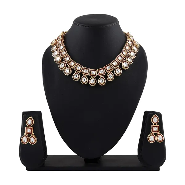 Maroon_Trendy_Design_Kundan_Jewellery_Set_For_Women