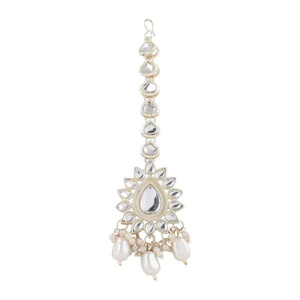 White_Traditional_Silver_Plated_Necklace_&_Earrings_Set_Embellished_With_Kundan_&_Pearl_For_Women