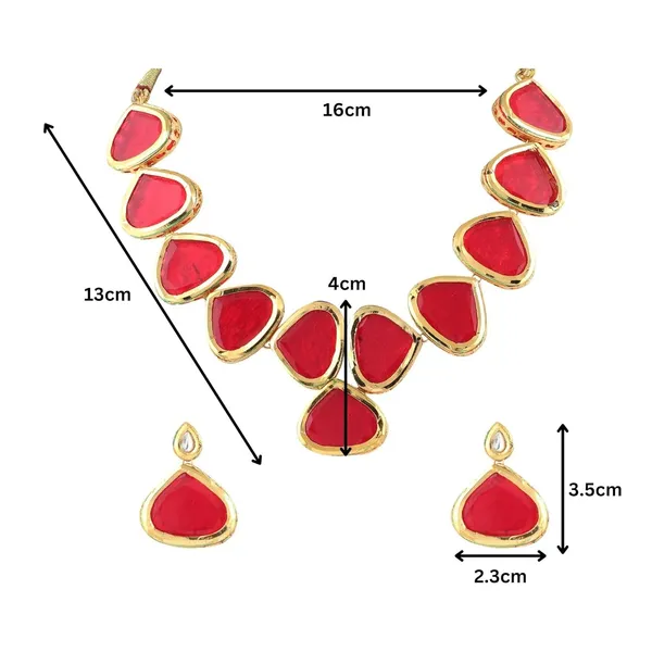 Red_Indian_Gold_Plated_Stone_Necklace_Jewelry_Set_With_Earrings_For_Women