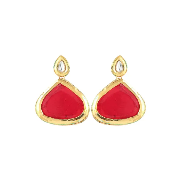 Red_Indian_Gold_Plated_Stone_Necklace_Jewelry_Set_With_Earrings_For_Women