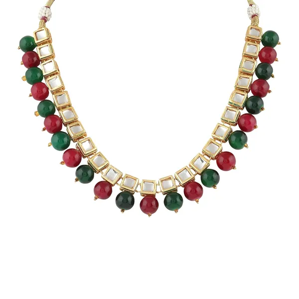Multicolor_Single_Line_Kundan_Beads_Jewellery_Set_For_Women