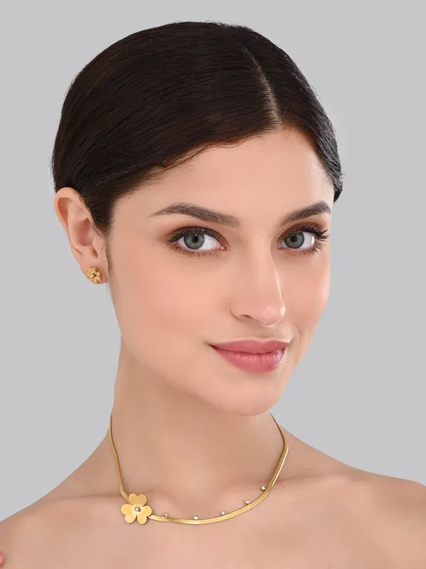 Golden_Bloom_Jewelry_Set_For_Women_/Girls
