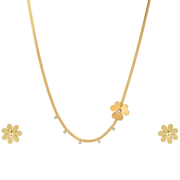 Golden_Bloom_Jewelry_Set_For_Women_/Girls