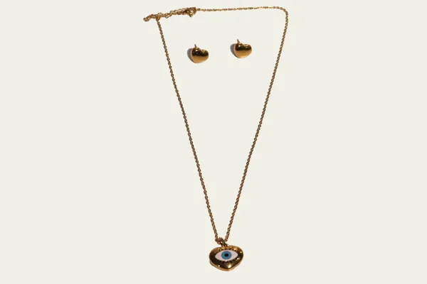 Golden_Heart_&_Evil_Eye_Jewelry_Set