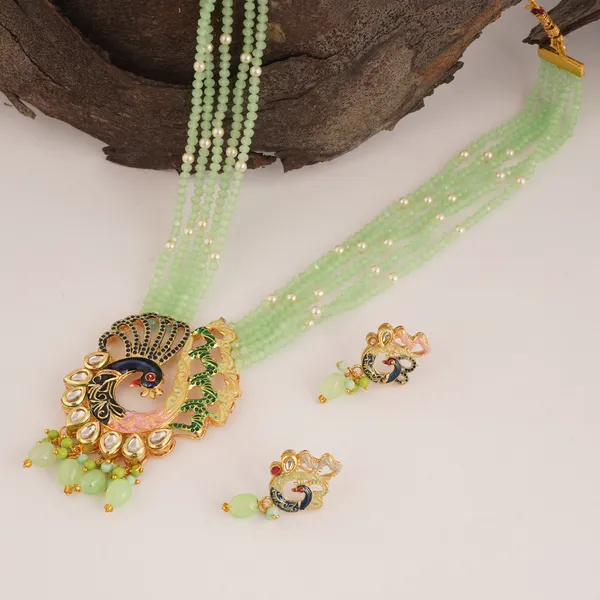 Handcrafted_Peacock_Inspired_Beaded_Jewelry_Set