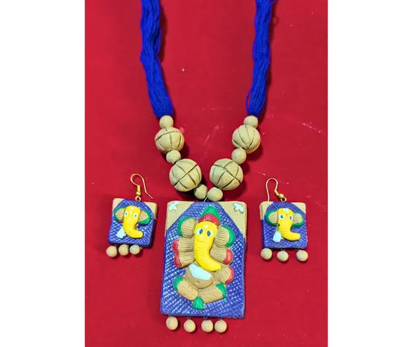 Handcrafted_Terracotta_Ganesha_&_Elephant_Jewelry_Set