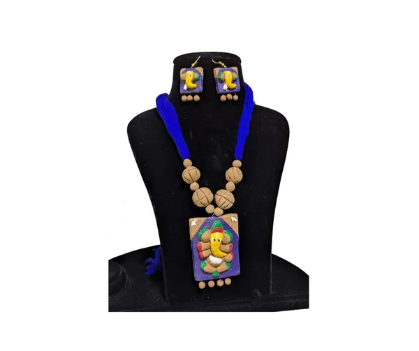 Handcrafted_Terracotta_Ganesha_&_Elephant_Jewelry_Set