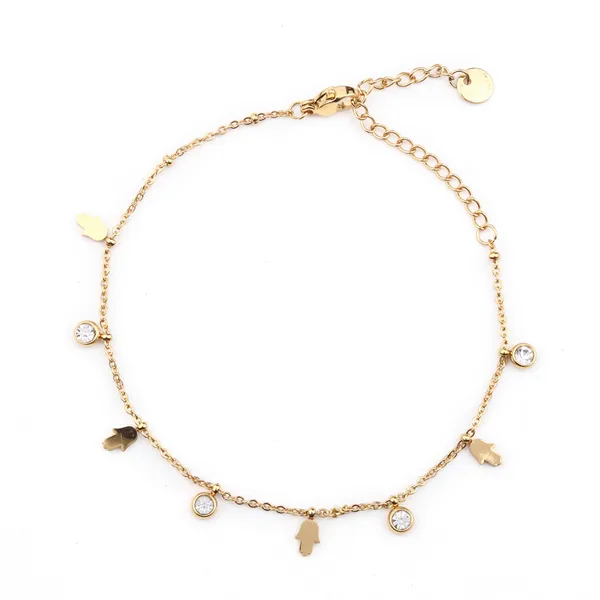 Minimalist_18K_Gold_Plated_Ankle_Chain_with_Hamsa_and_Cubic_Zirconia_Charms