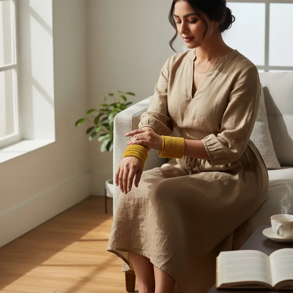 Mustard_Yellow_Velvet_Matte_Bangles