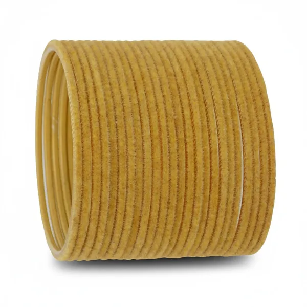 Mustard_Yellow_Velvet_Matte_Bangles