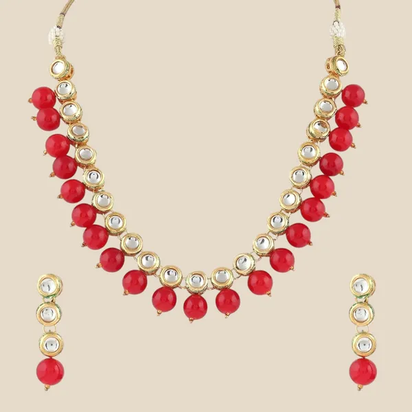 Red_Traditional_Kundan_Beads_Jewellery_Set_With_Earrings_For_Women