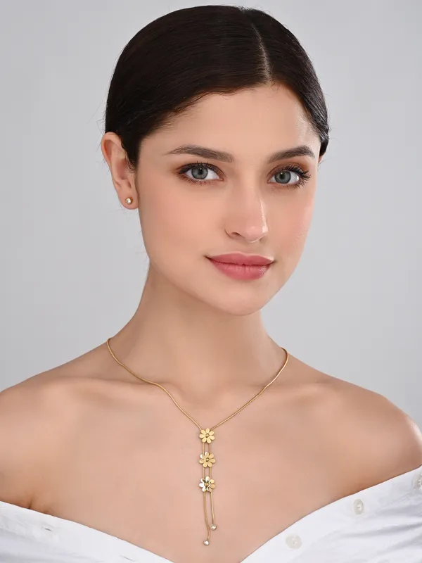 Gold_Plated_Floral_Cascade_Jewelry_Set